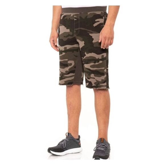 NWT ATM French Lounge shorts Camo Terry sz Small - Picture 1 of 5